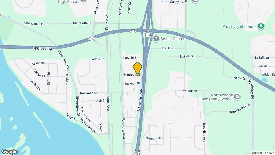 2451 Harrison St Map and Location Details