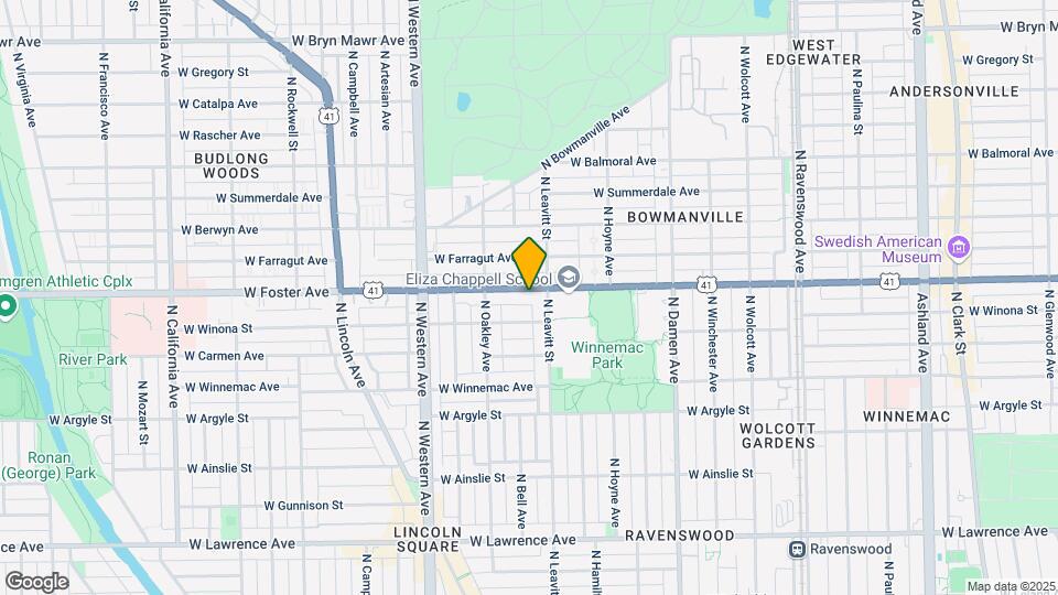 2215 W Foster Ave, Unit 3A Mapa y Detalles de la Ubicación