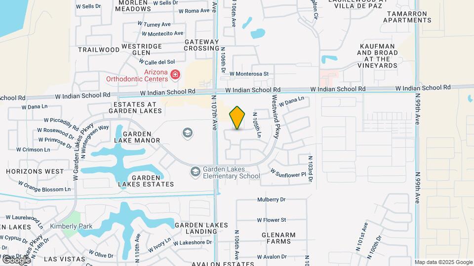 10621 W Piccadilly Rd Map and Location Details