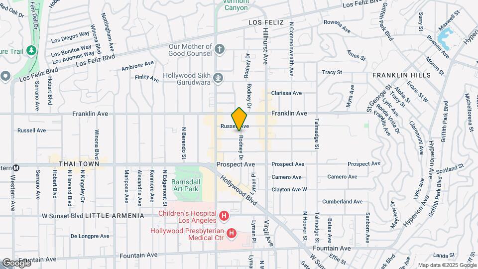 1801 Rodney Dr Map and Location Details