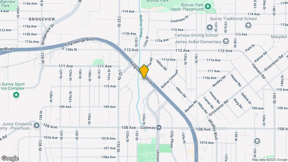 13360 King George Blvd Map and Location Details