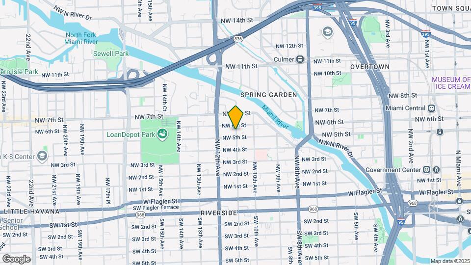 522 NW 11th Ave Map and Location Details