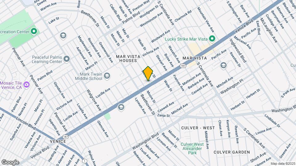 12757 Venice Blvd Mapa y Detalles de la Ubicación