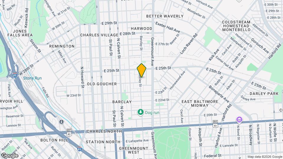 2429 Barclay St Map and Location Details