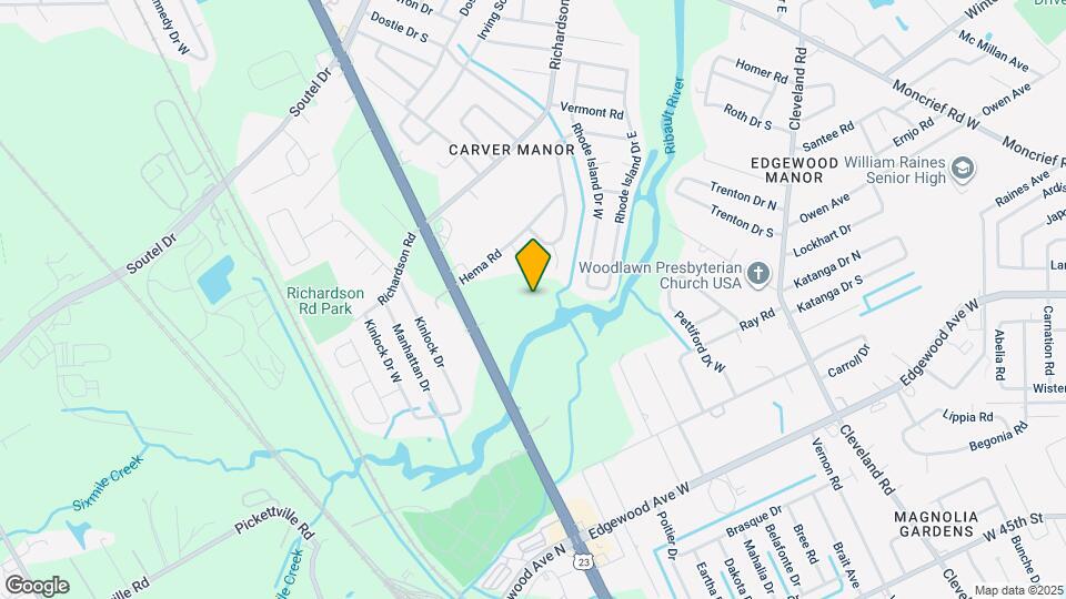 6526 Ribault Rd Map and Location Details