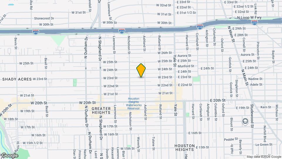 416 W 23rd St Map and Location Details