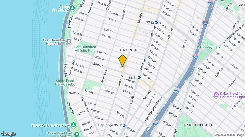 8518 3rd Ave Map and Location Details