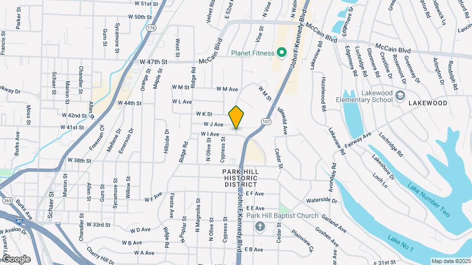 4013 N Locust St Map and Location Details