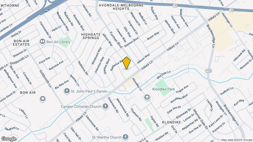 2907 Noe Ct Map and Location Details