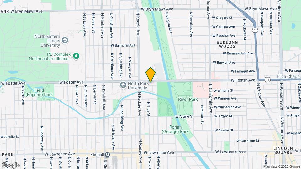 3115-3123 W Foster Ave Mapa y Detalles de la Ubicación