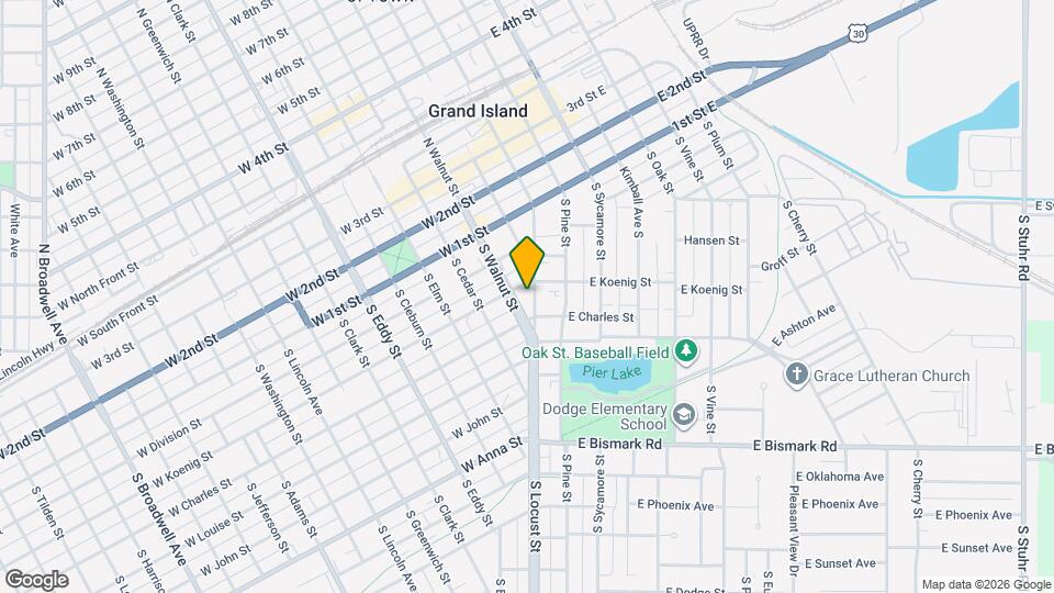 315 W Koenig St, Unit 1/2 Mapa y Detalles de la Ubicación