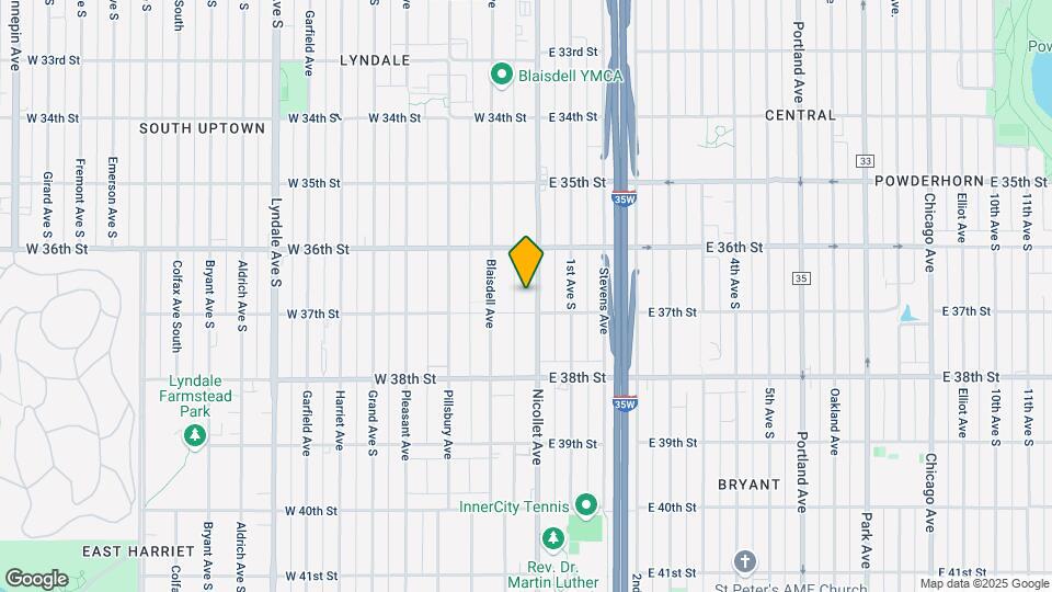 3644 Nicollet Ave Map and Location Details