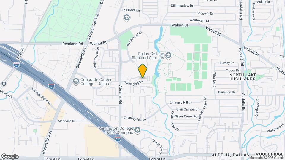 13109 Burninglog Ln Map and Location Details