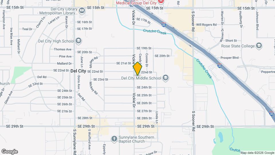 4709 SE 23rd St Map and Location Details