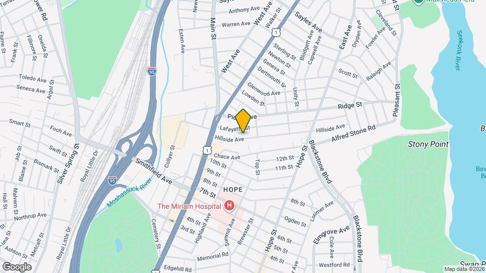 56 Hillside Ave Map and Location Details