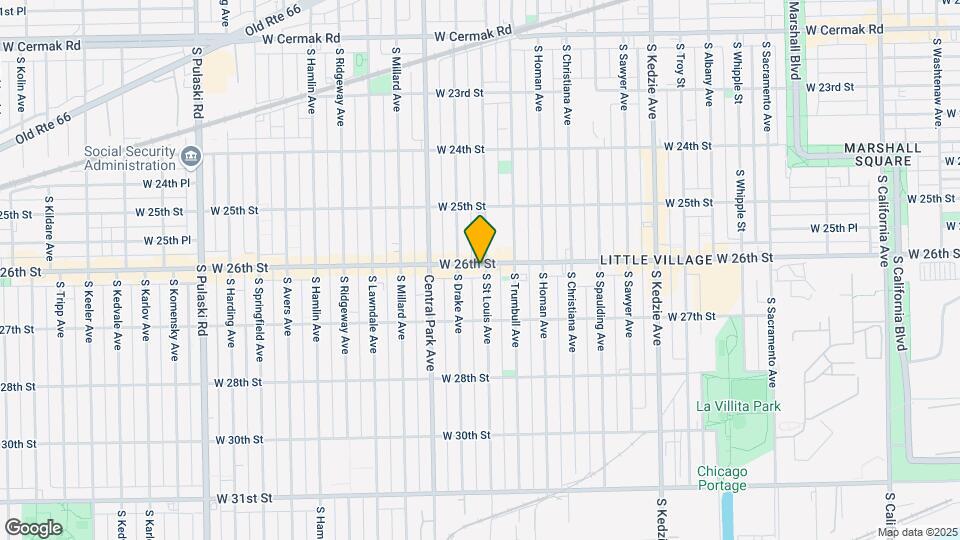 3501 W 26th St Map and Location Details