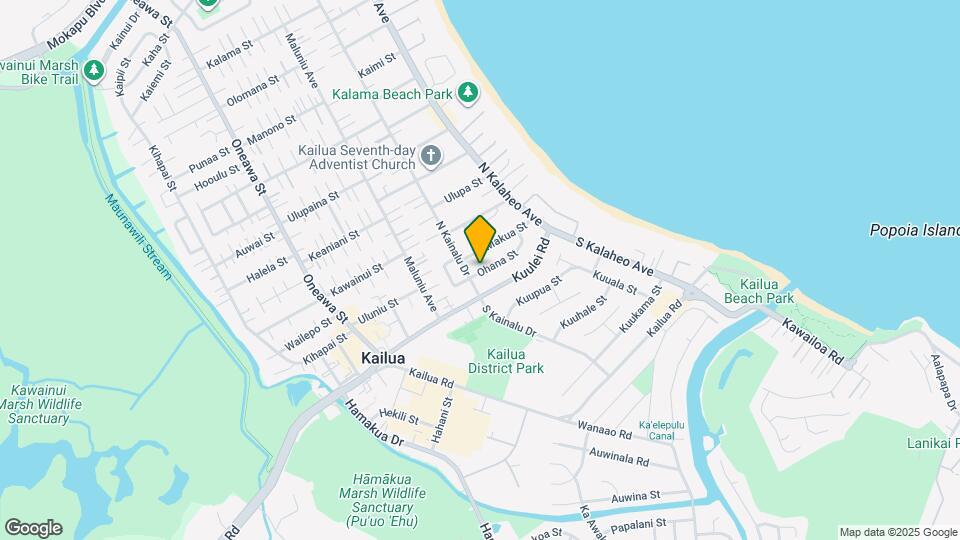 186 Ohana St Map and Location Details