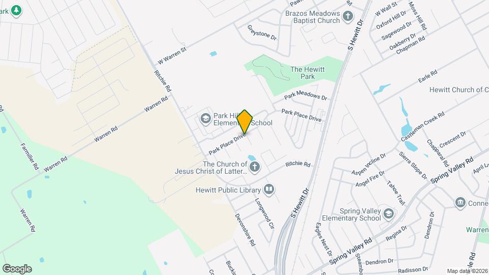 603 Park Wood Circle Map and Location Details