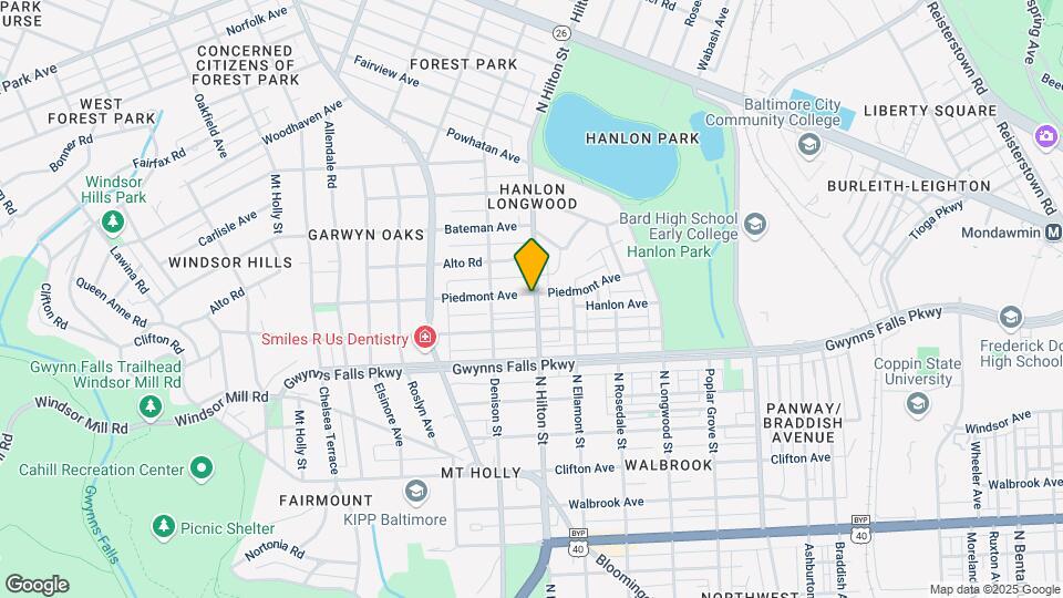 3303 Piedmont Ave Map and Location Details