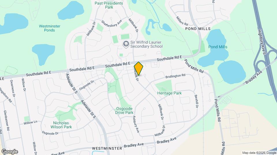 609 Millbank Dr Map and Location Details