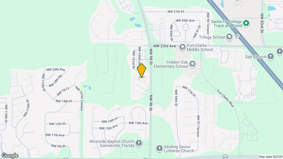 9952 NW 18th Rd Map and Location Details