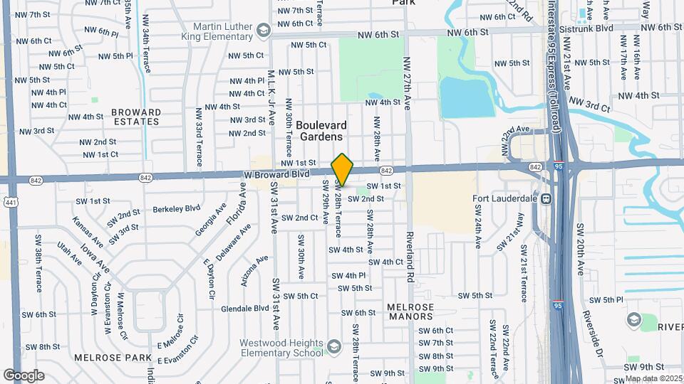 2880 SW 1st St Map and Location Details