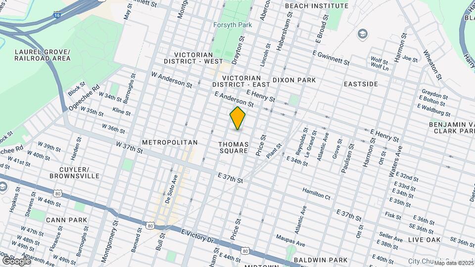 1703 Lincoln St Map and Location Details