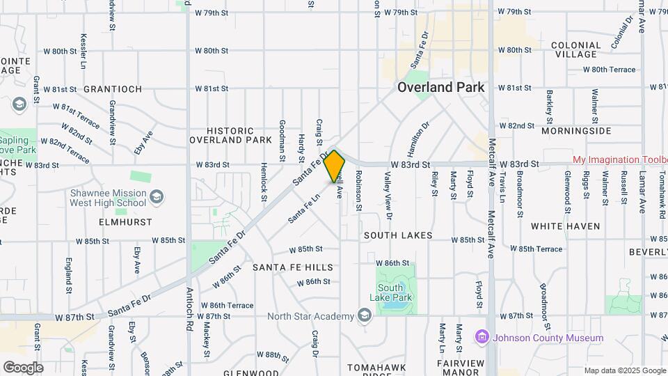 8307 Santa Fe Ln Map and Location Details