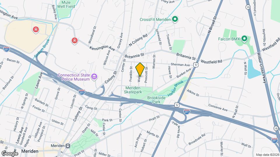 29 Webster St Map and Location Details