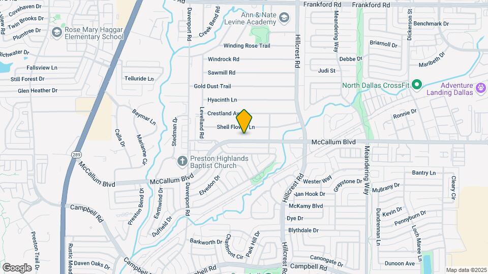 6705 McCallum Blvd Mapa y Detalles de la Ubicación