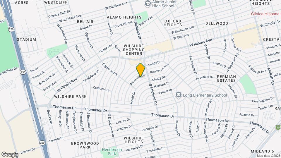 4409 Roosevelt Dr Map and Location Details