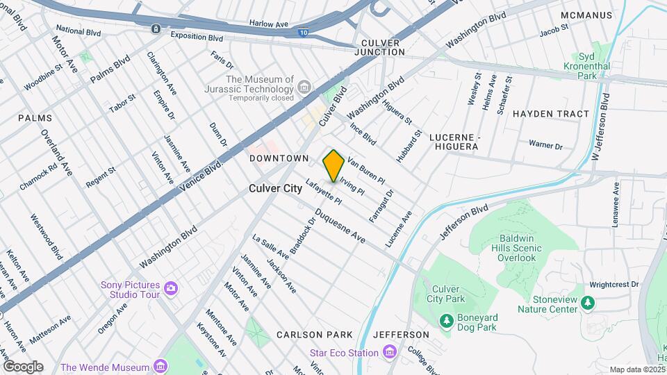 9650 Braddock Dr, Unit 211 Mapa y Detalles de la Ubicación