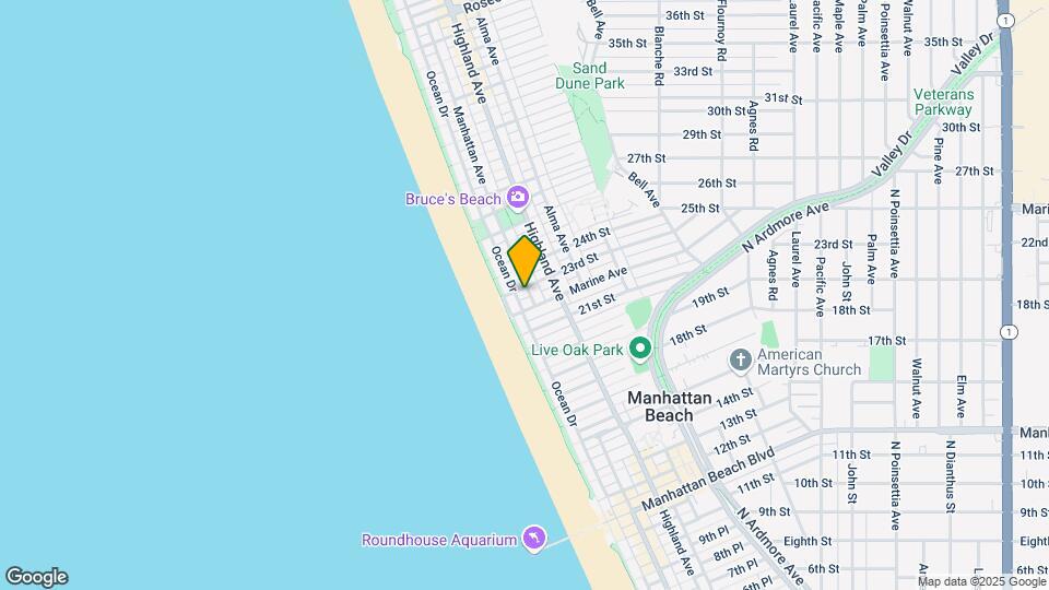 121 Marine Pl Mapa y Detalles de la Ubicación