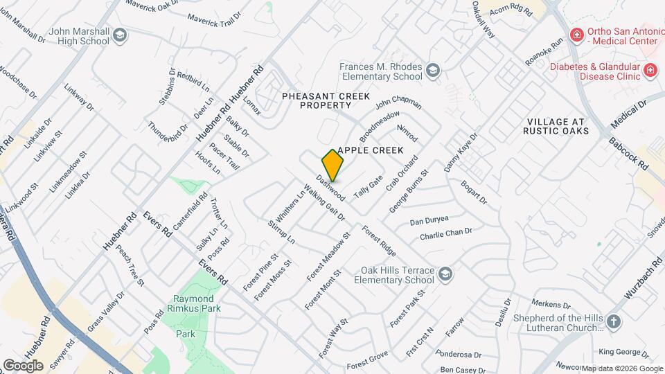 6338 Broadmeadow Map and Location Details