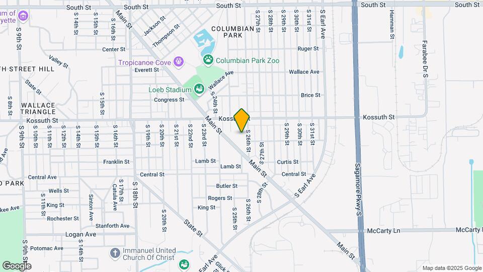 732 S 26th St Map and Location Details