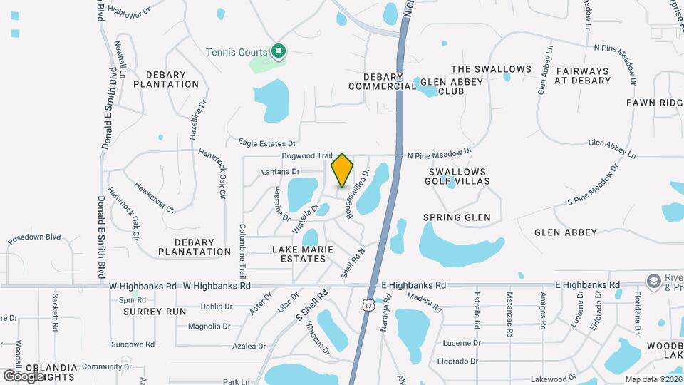 41 Hydrangea Ln Mapa y Detalles de la Ubicación
