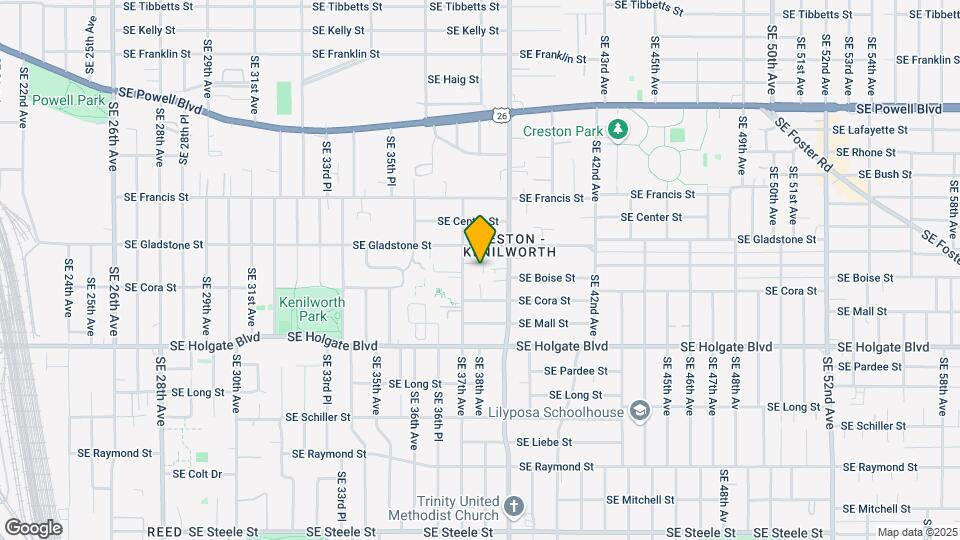 4140 SE 37th Ave Map and Location Details