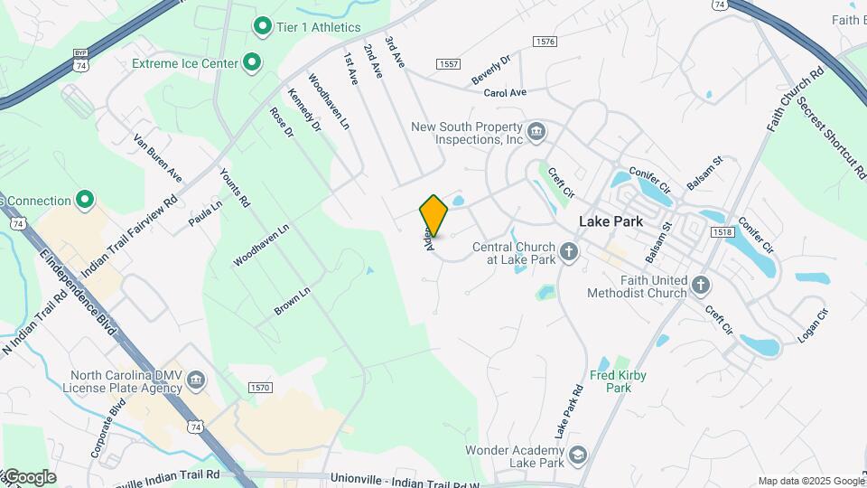 3810 Alden St Map and Location Details