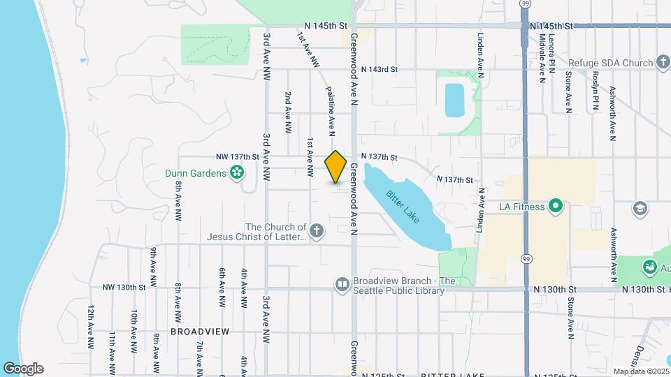 13435 Greenwood Ave N Map and Location Details