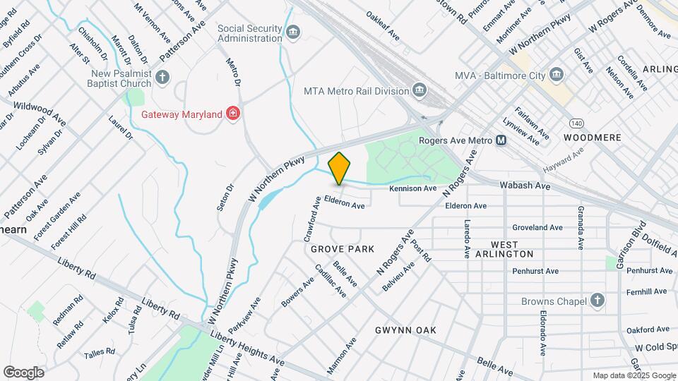4310-4316 Bowers Ave Mapa y Detalles de la Ubicación
