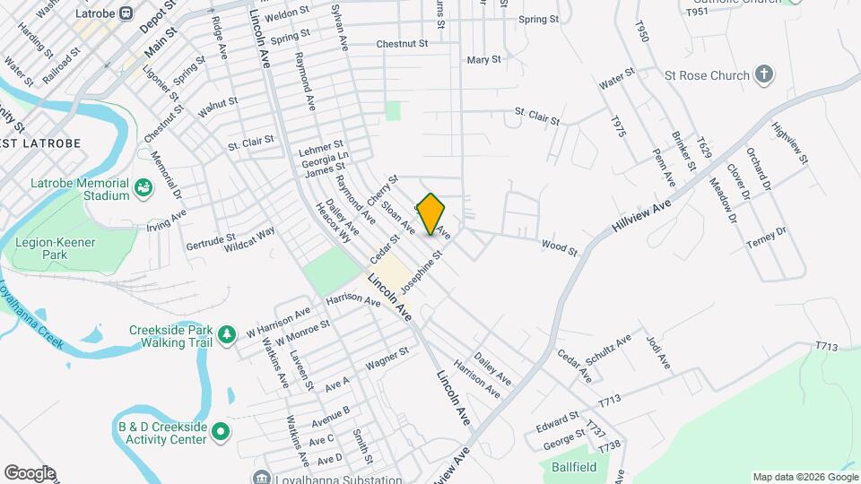 1926 Sloan Ave Map and Location Details