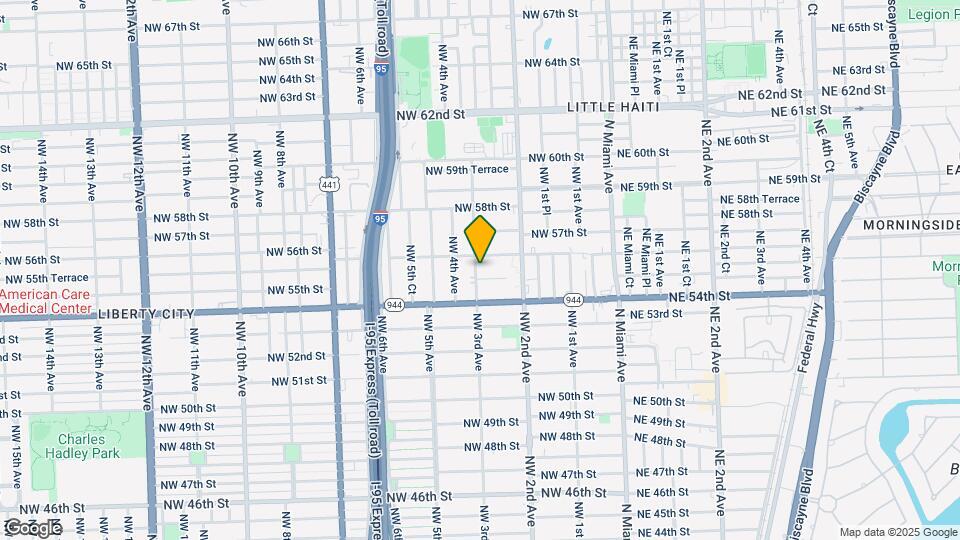 5545 NW 3rd Ave Map and Location Details