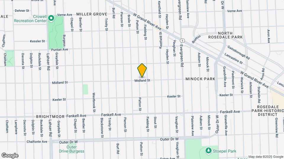 15700 Patton St Mapa y Detalles de la Ubicación