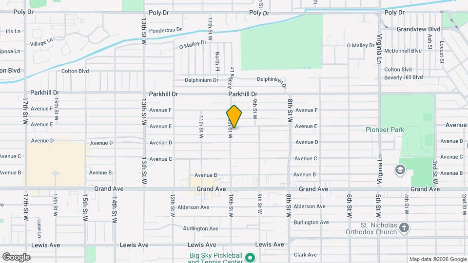 946 Avenue E Map and Location Details