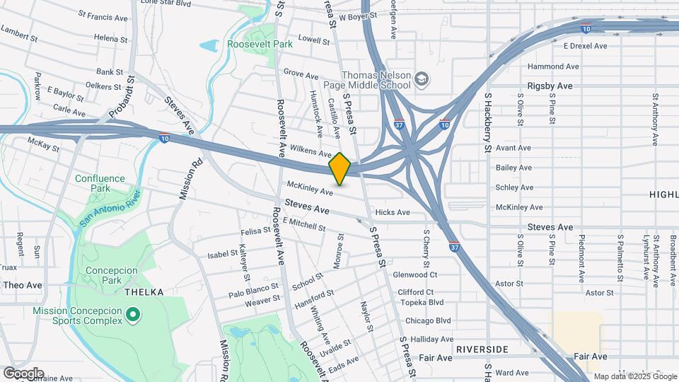 435 McKinley Ave Map and Location Details