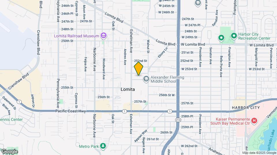 1945 254th St Mapa y Detalles de la Ubicación