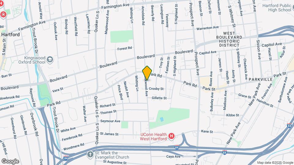 28 Oakwood Ave, Unit 3rd Floor Map and Location Details
