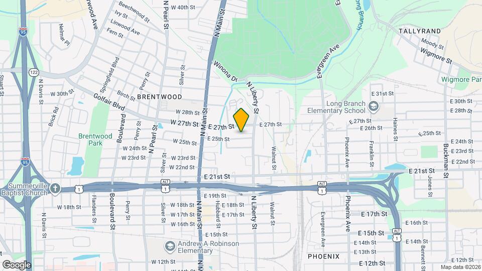 251 E 25th St Map and Location Details