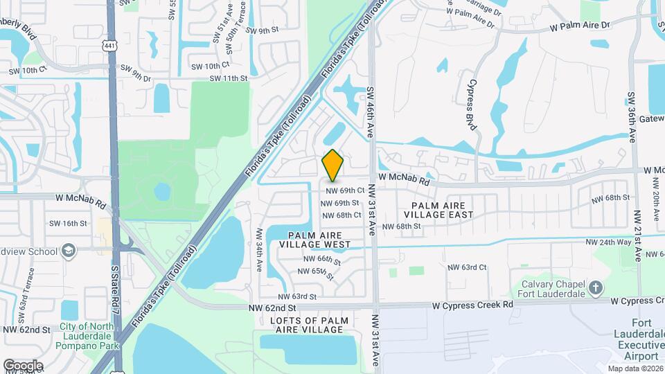 3157 NW 69th Ct Map and Location Details