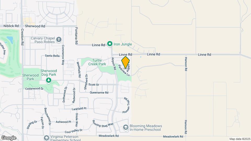 1119 Parkview Ln Map and Location Details